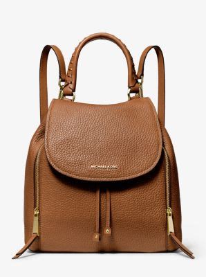 michael kors viv large leather backpack sale
